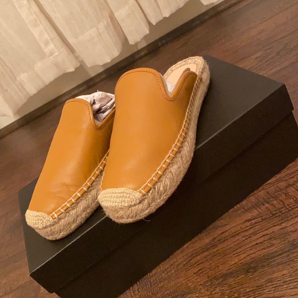 Jcrew Leather Espadrilles